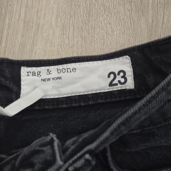 Rag & Bone Maya High Rise 6” Short in Black Modest Size 23 - Picture 6 of 11